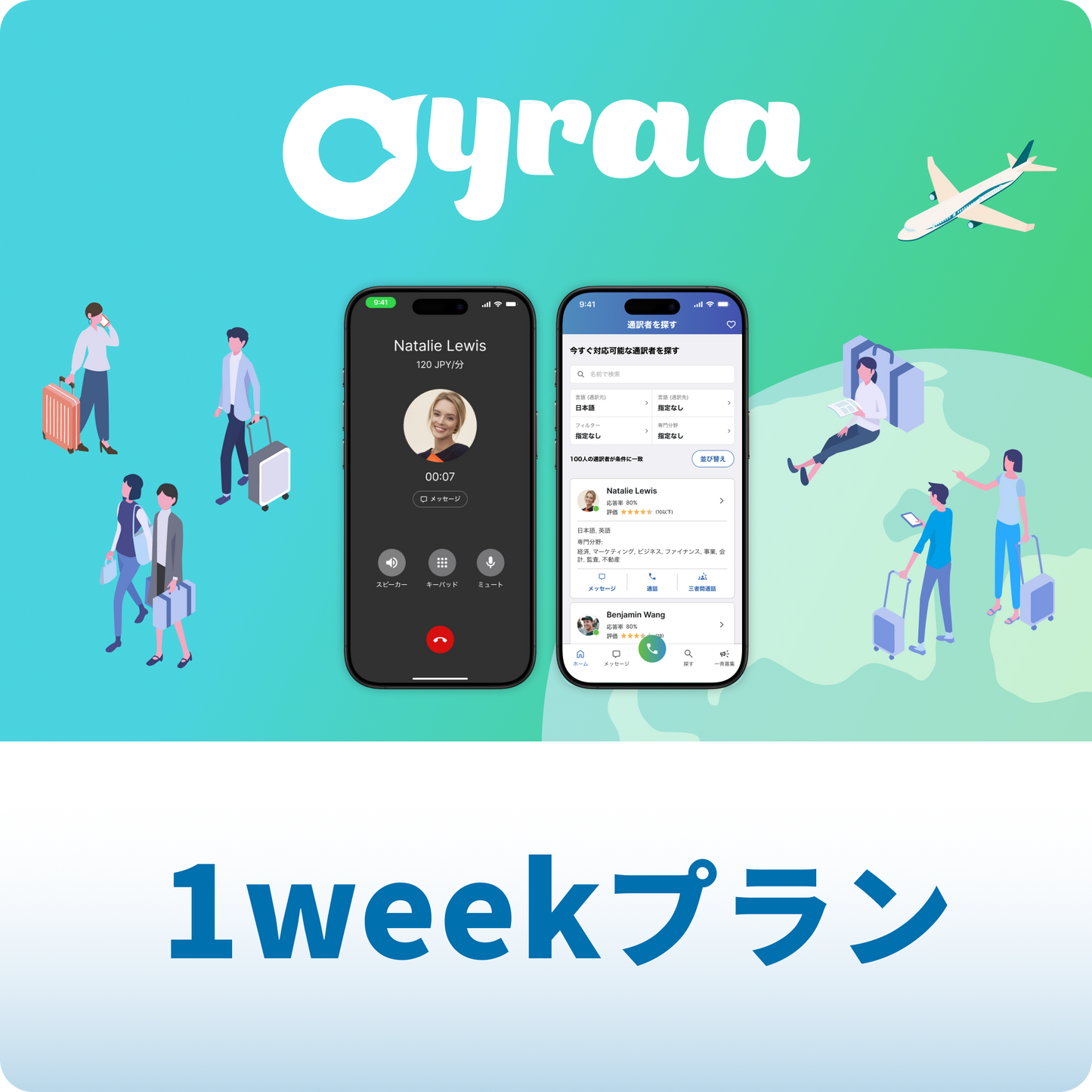 ライフカード特典 Oyraa 7日プラン
